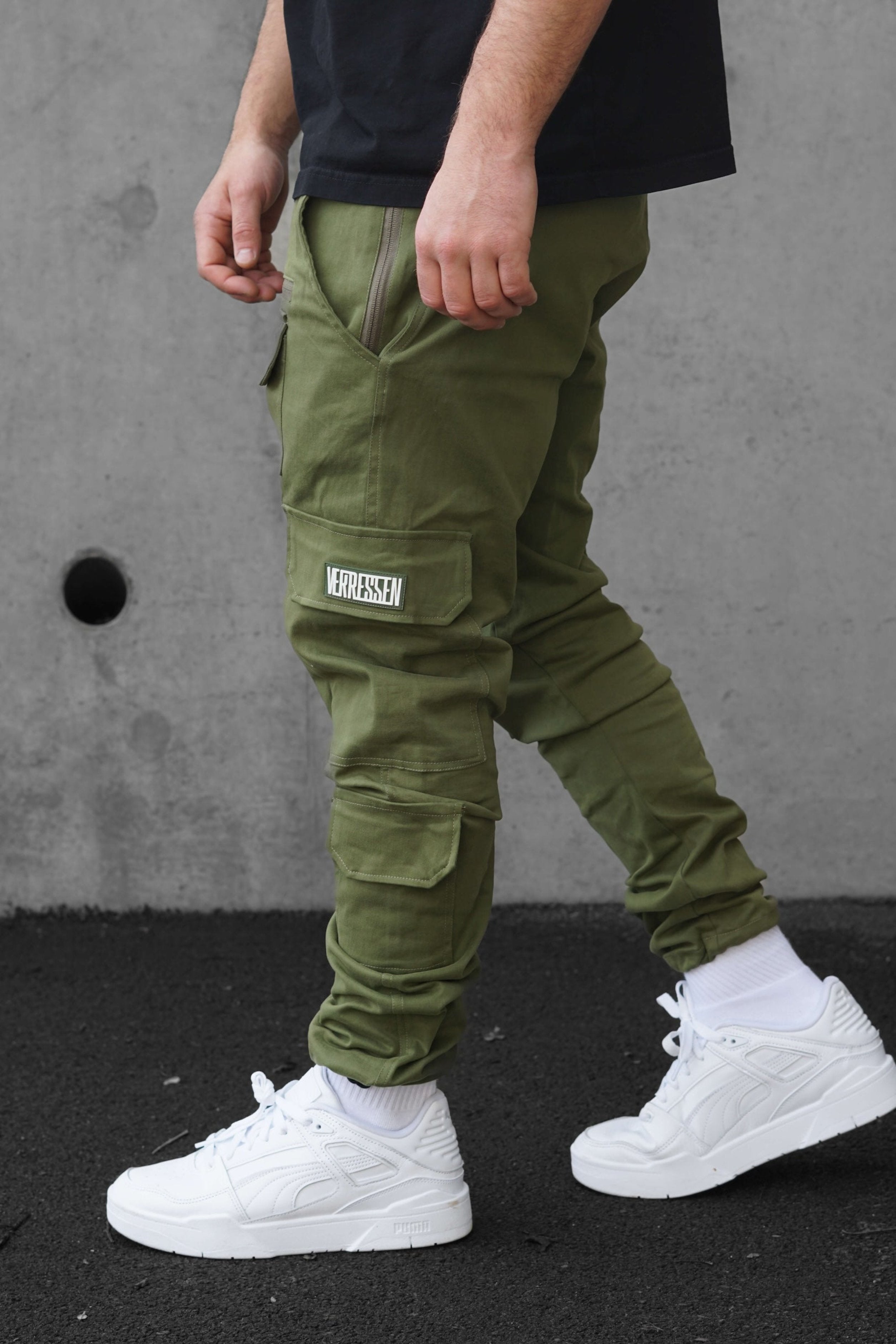 Urbanite Cargo Pants - Green - VERRESSEN